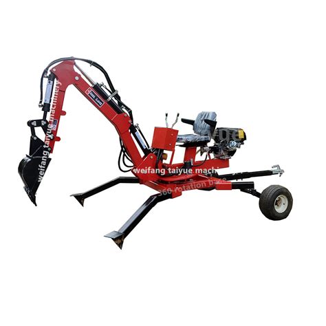 atv mini excavator|ATV Backhoe Digger 360 .